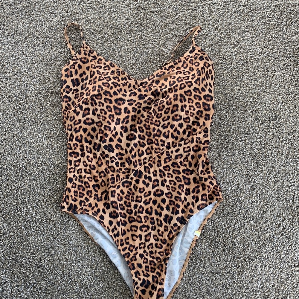 Summersalt Leopard Print One Piece Swimsuit
